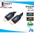 Black plastic molding hdmi cable